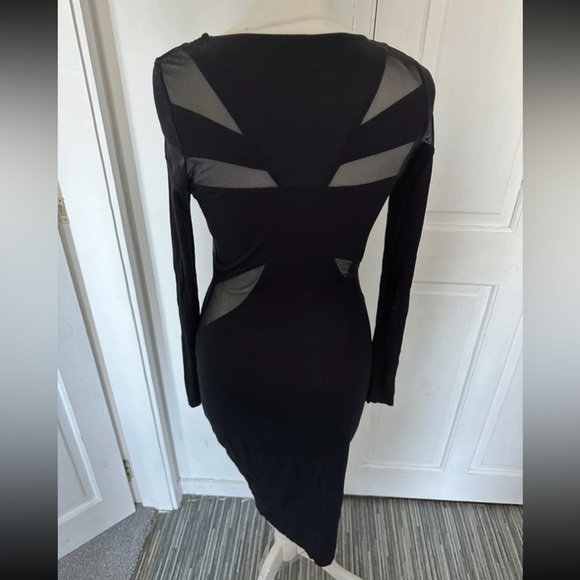 ASOS Black bodycon dress size 10 - Picture 2 of 9